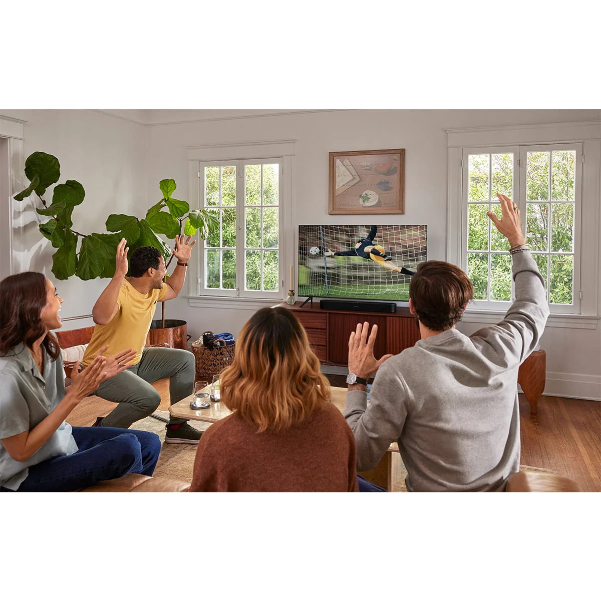 Black Compact Smart Sound Bar with Dolby Atmos R4062