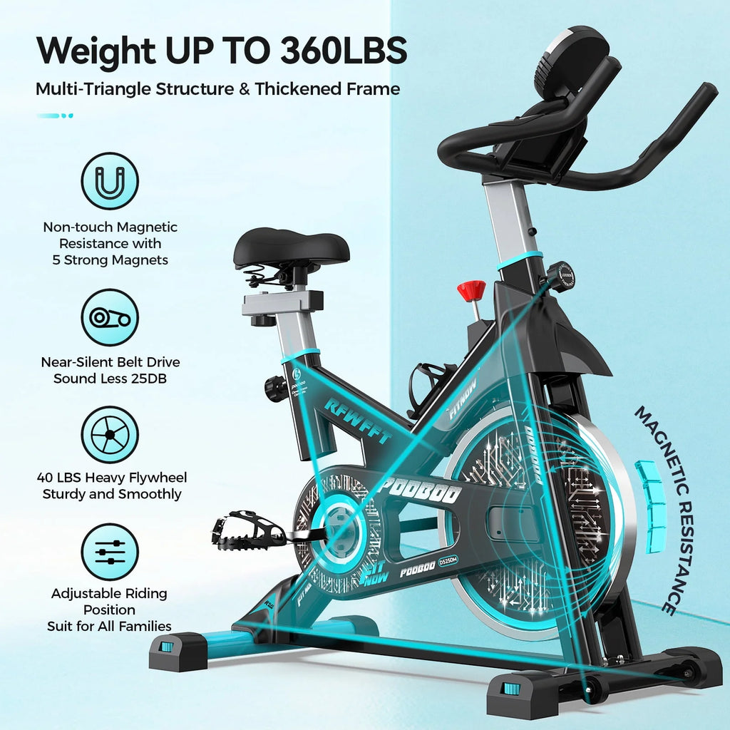 Exercise Bike Magnetic Resistance Stationary Cycling Bike L974568
