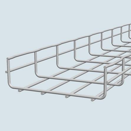 Wire Mesh Cable Tray 12x2In 10 ft L536