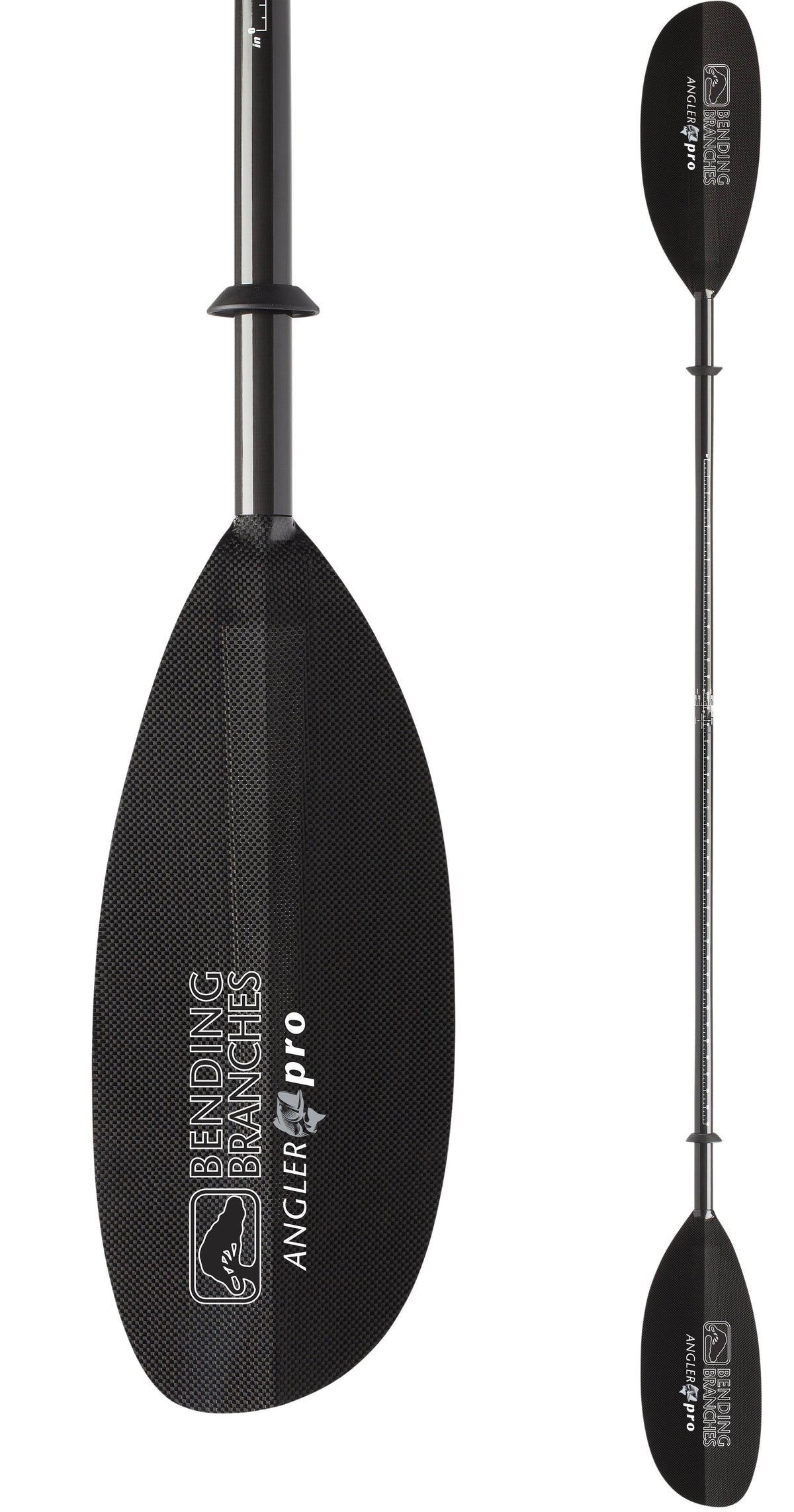 Black 280 cm Carbon Kayak Paddle E737
