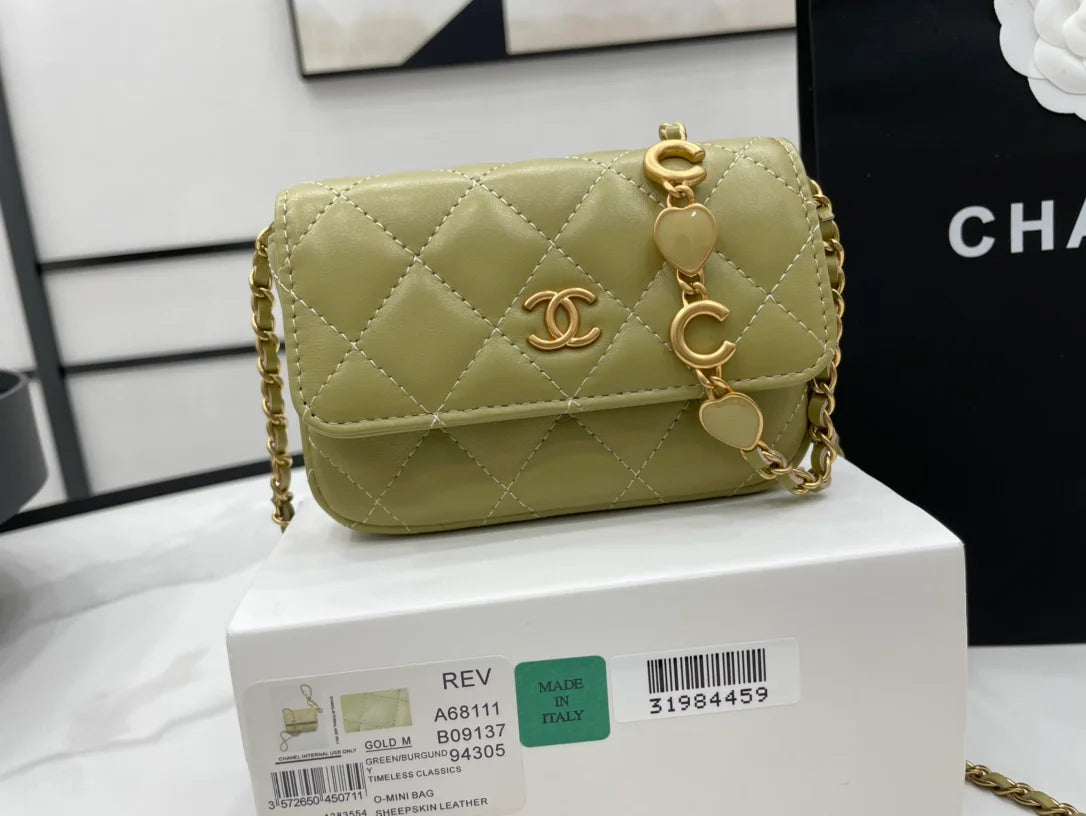 Distressed Green Women's Bags X329