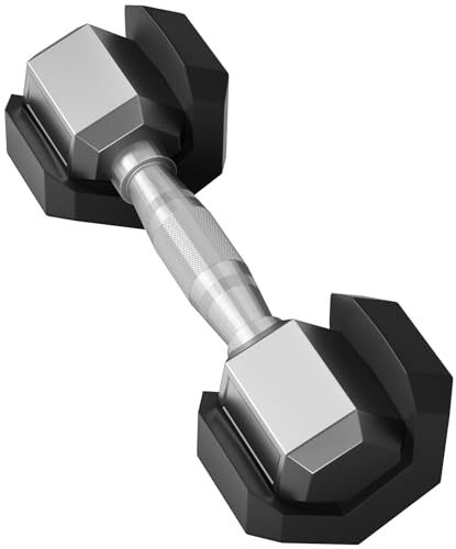Rubber Encased Hex Dumbbell Sets, 60LBS C31704