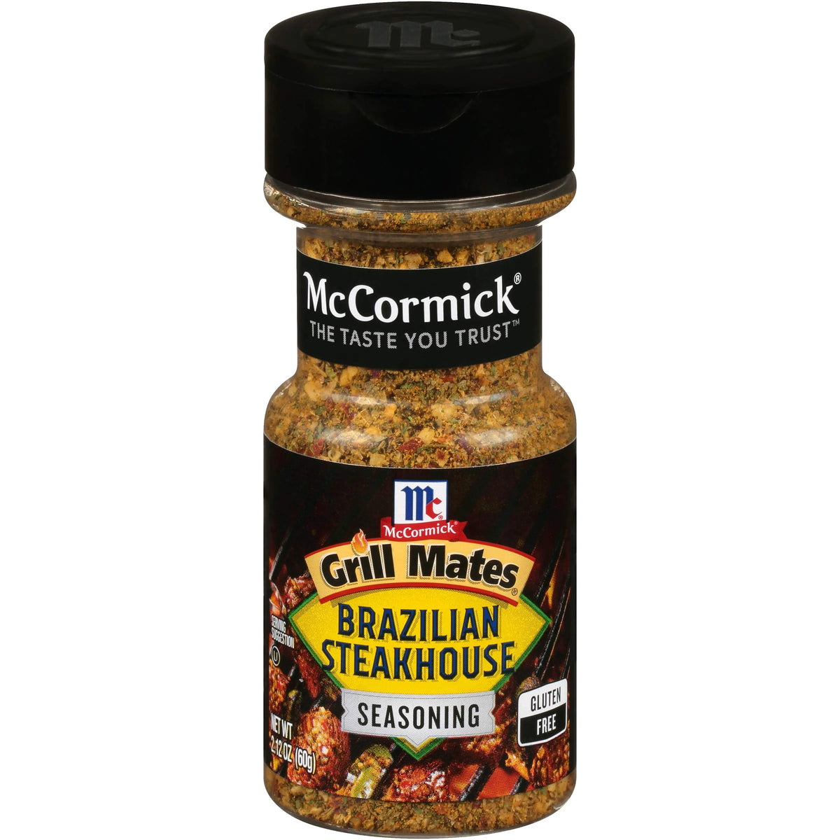 Brazilian Steakhouse Seasoning, 2.12 Ounce Bottle, Pack Of 5 O4499