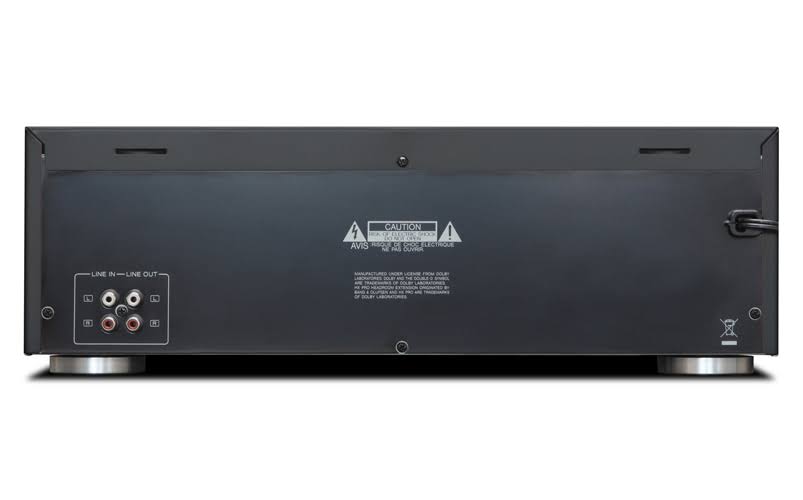 Black Dual Cassette Deck Z710
