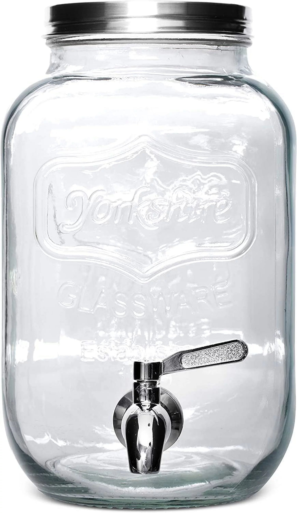 1 Gallon Cold Brew Coffee Maker with Glass Carafe & Stainless Steel Mesh Filter T6377