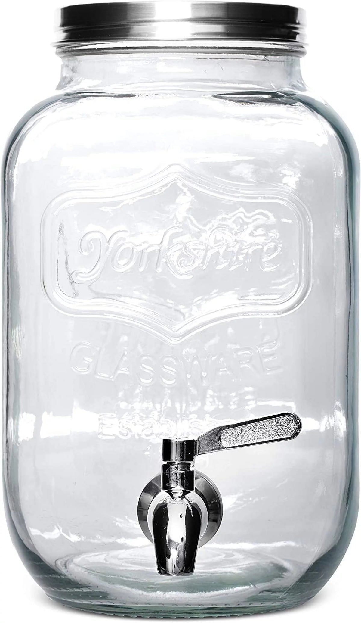 1 Gallon Cold Brew Coffee Maker with Glass Carafe & Stainless Steel Mesh Filter T6377