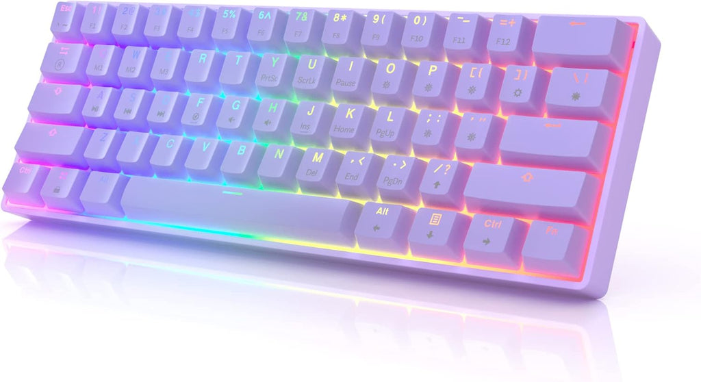 61 Keys Multi Color RGB Backlit Wired Mechanical Keyboard M589409