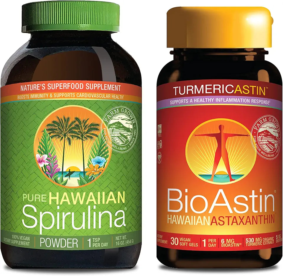 Spirulina Powder & Astaxanthin with Turmeric Y593814