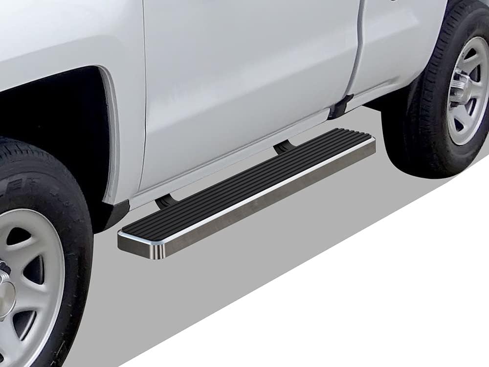 Black Powder Coated 6in Running Boards J22870