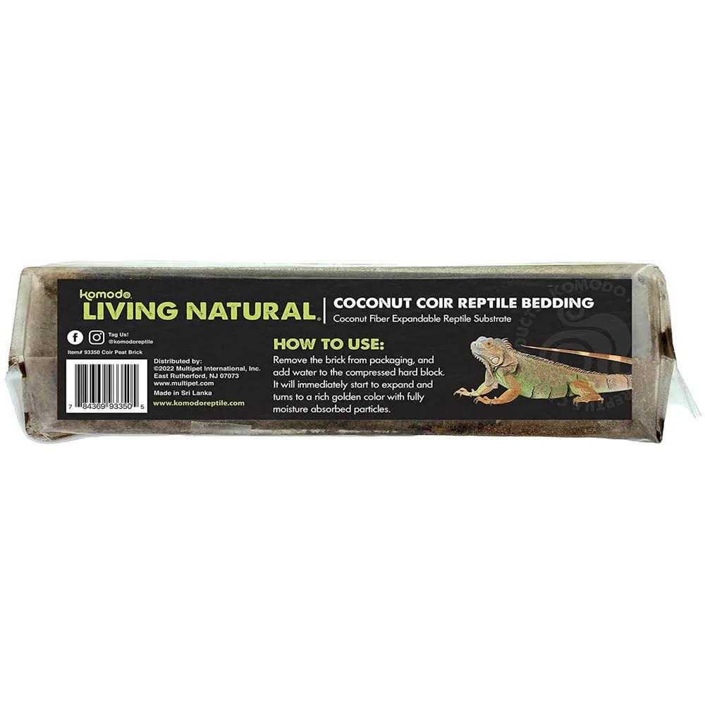 Natural Coconut Coir Reptile Bedding Brick S26416