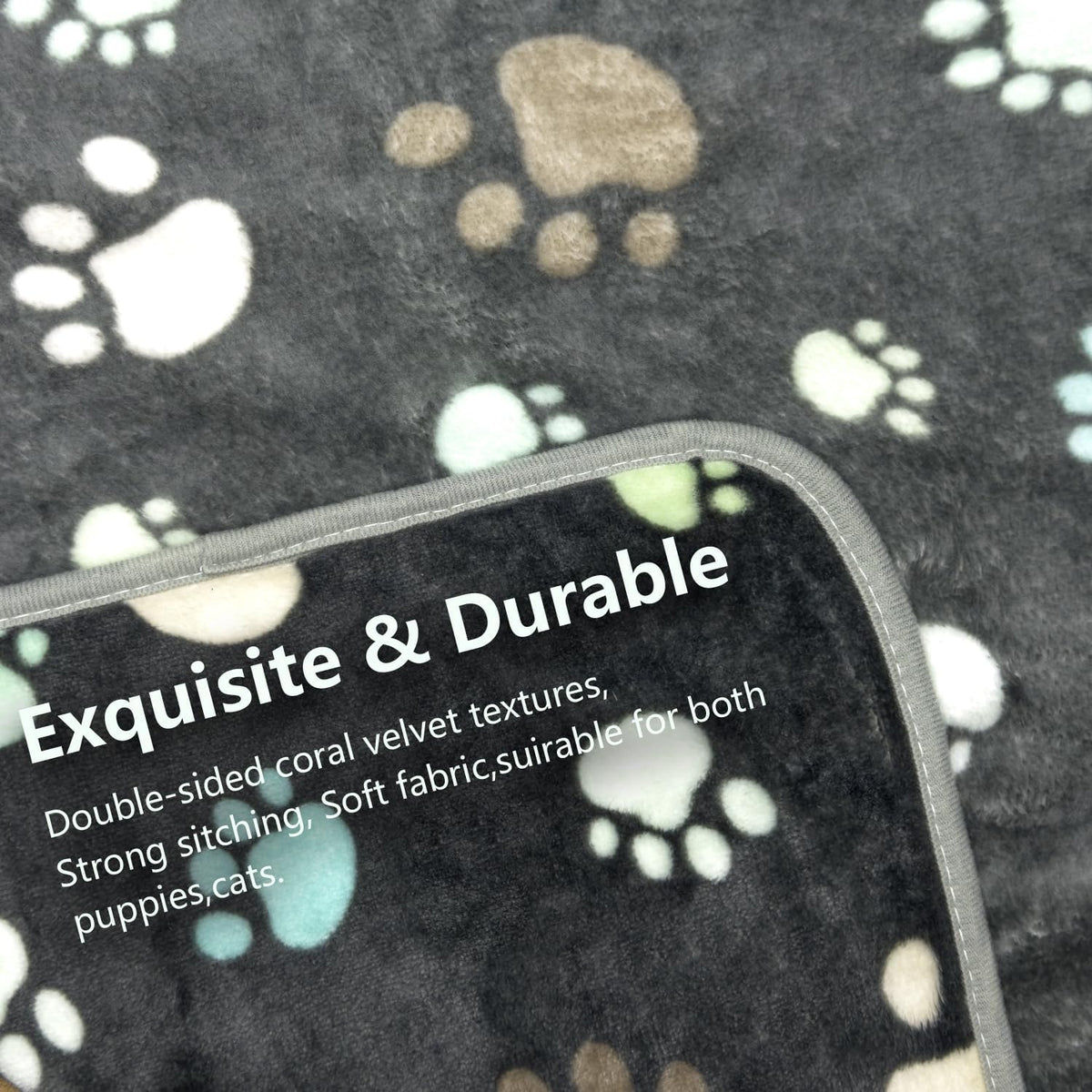 3Pack Super Soft Fluffy Pet Blankets F16607
