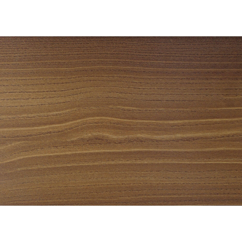 Walnut Black Metal Computer Desk L90801