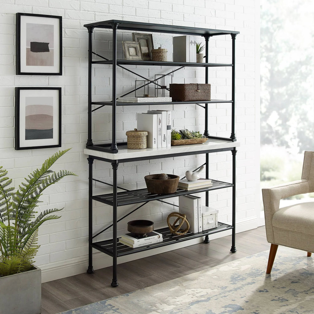 2 Piece Black Baker's Rack Set M24045