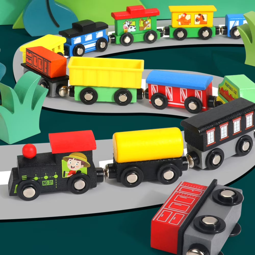 Wooden Train Toys Assembling Blocks Toy G87572