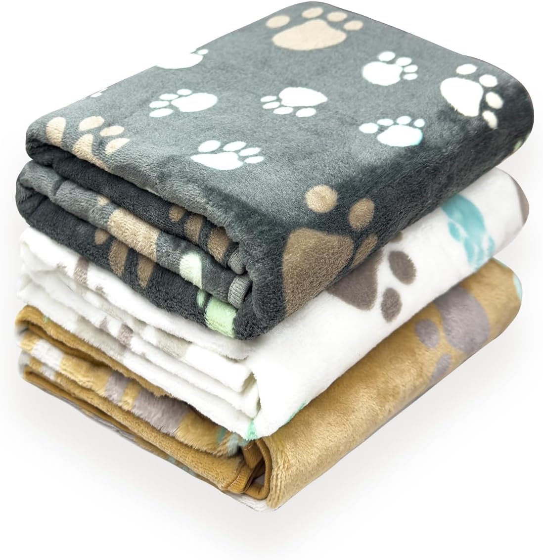3Pack Super Soft Fluffy Pet Blankets F16607