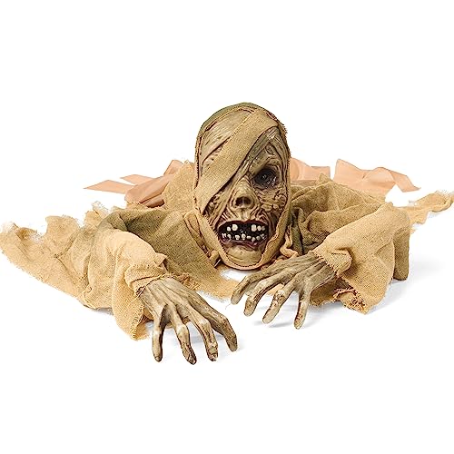 Halloween Outdoor Decoration with Light-up Eyes and Creepy Sound L2934