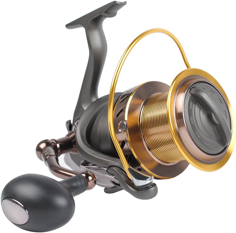 Saltwater Spinning Reel, 13+1 BBS, 48LB Max Drag, Pack of 2 E88820