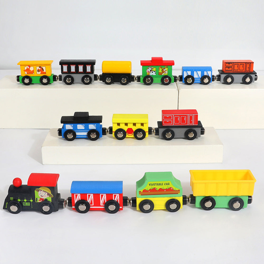 Wooden Train Toys Assembling Blocks Toy G87572