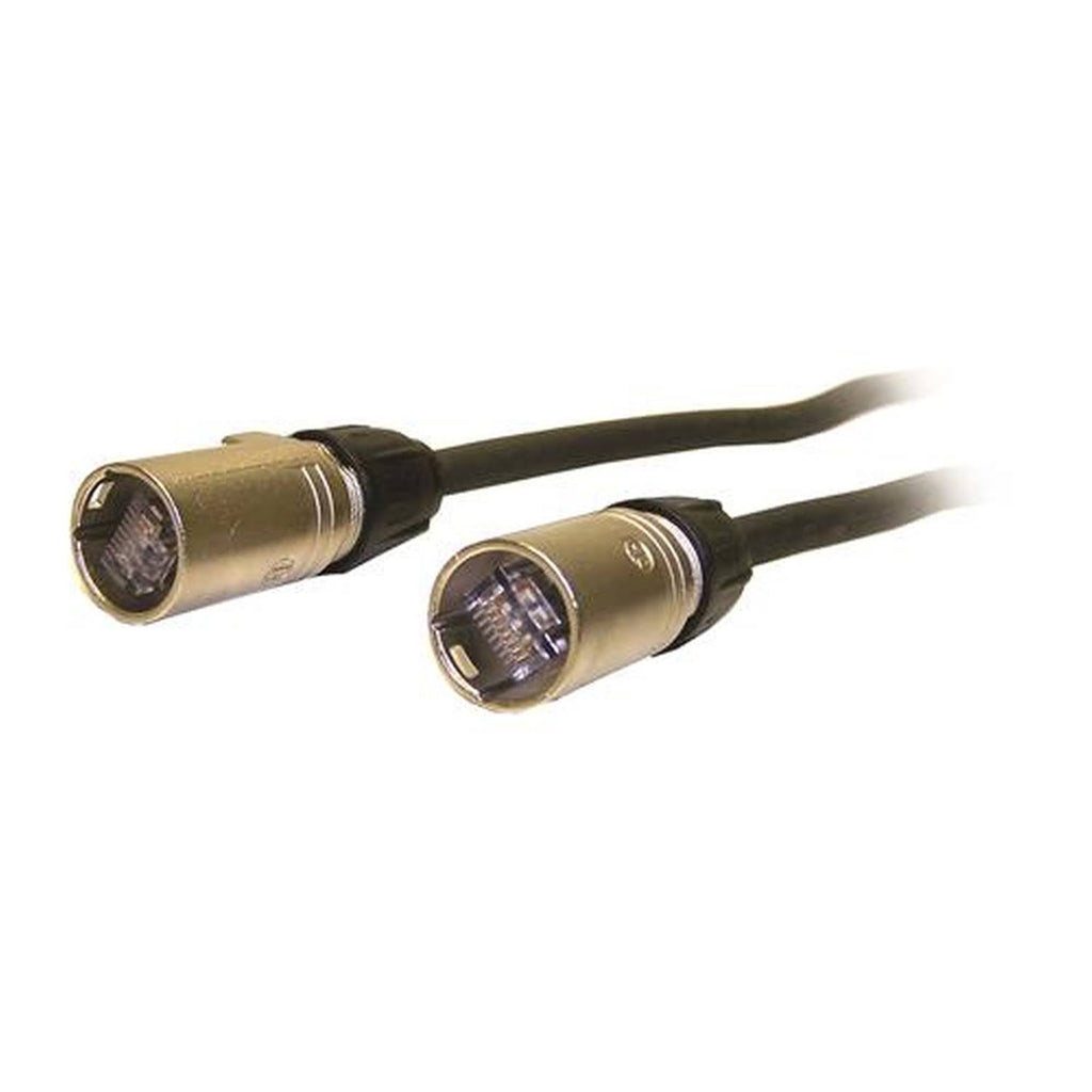 Cat6 etherCON Heavy Duty Patch Cable - Black 250ft L3148