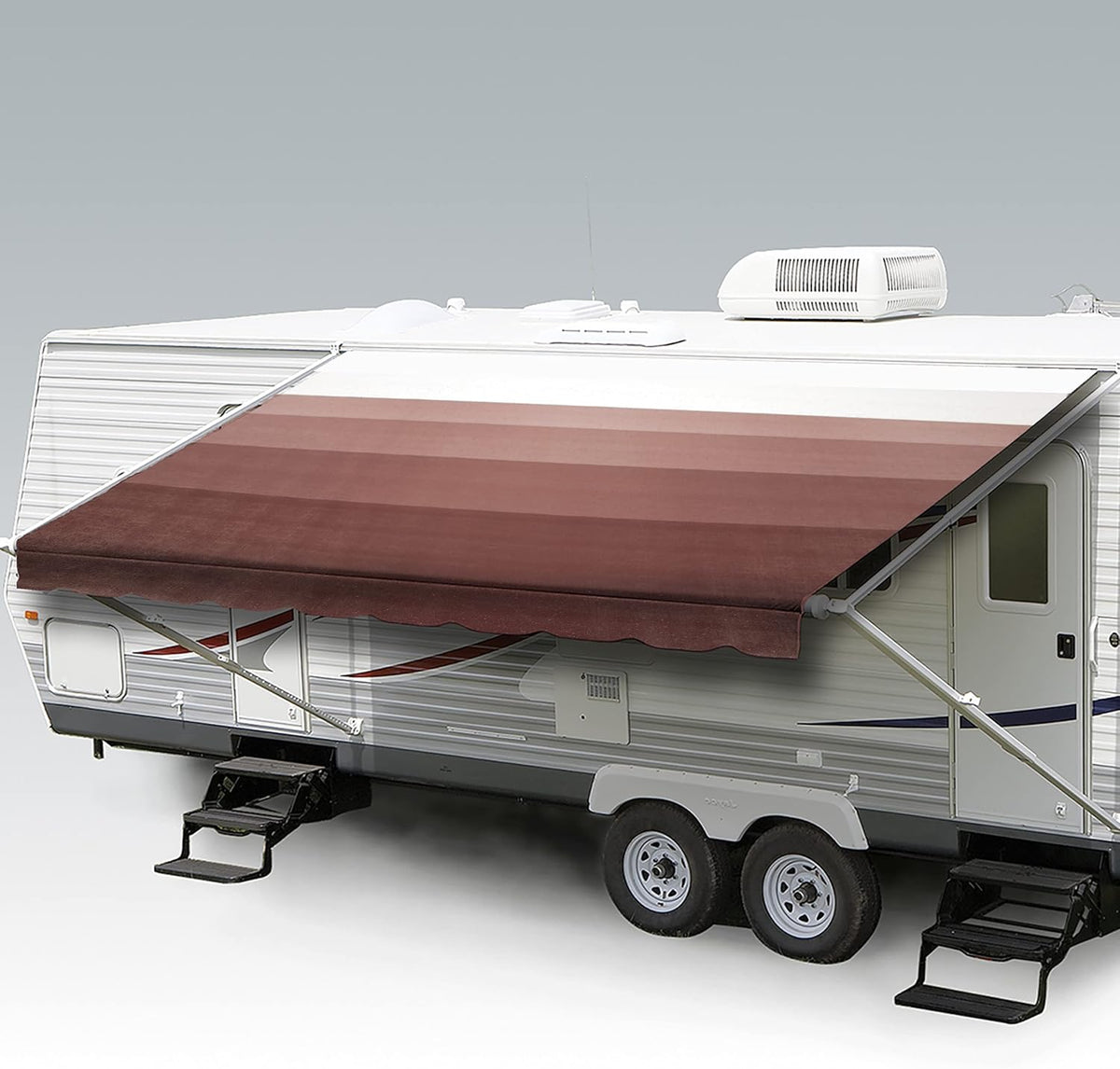 Heavy Duty Weatherproof Vinyl RV Awning Fabric Replacement S776998
