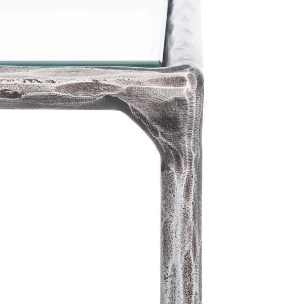 Brass Rectangle Console Table Q6126