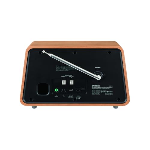 HD Radio AM FM RDS Bluetooth AUX Wooden Cabinet Radio U84782