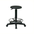 Adjustable Urethane Drafting Stool with Footrest E695607