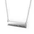 Sterling Silver Bar Pendant Necklace G5015