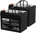 12V 35AH Deep Cycle Battery Set of 2 C257963