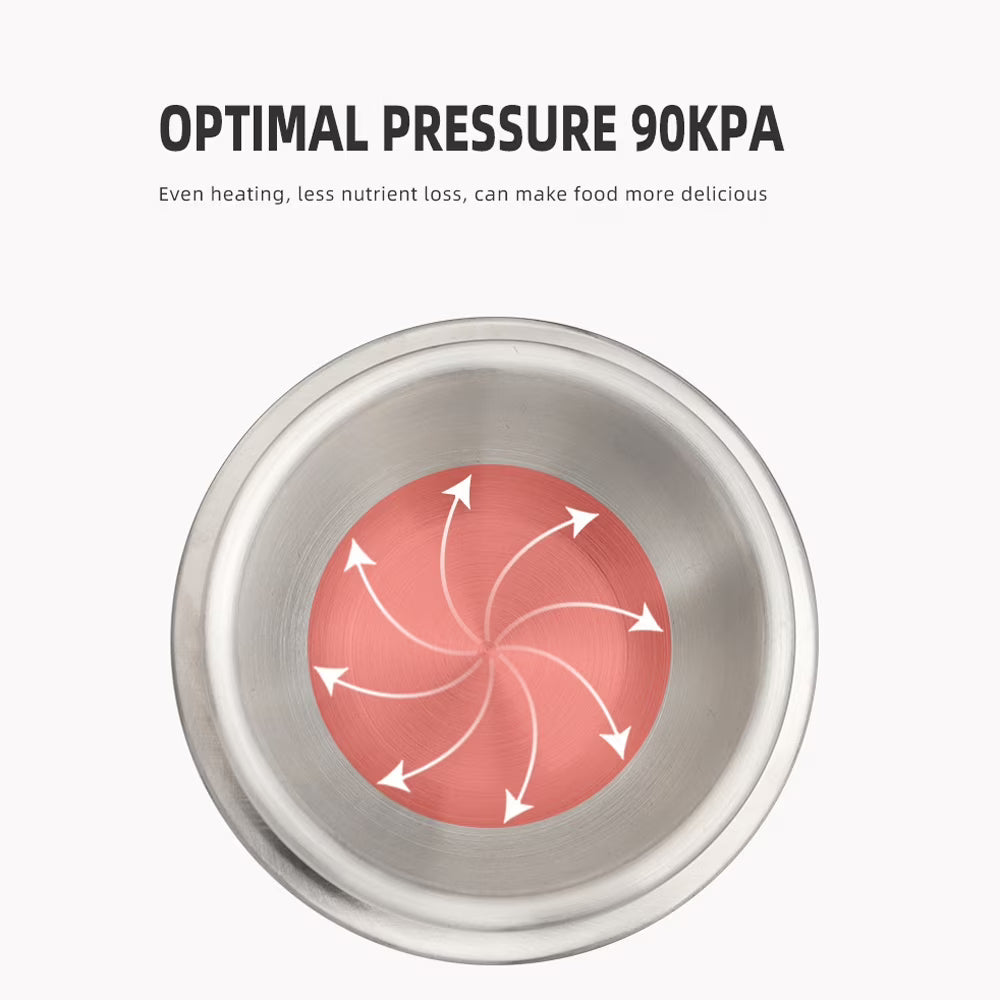 1.2L Portable Pressure Cooker Pot O3718