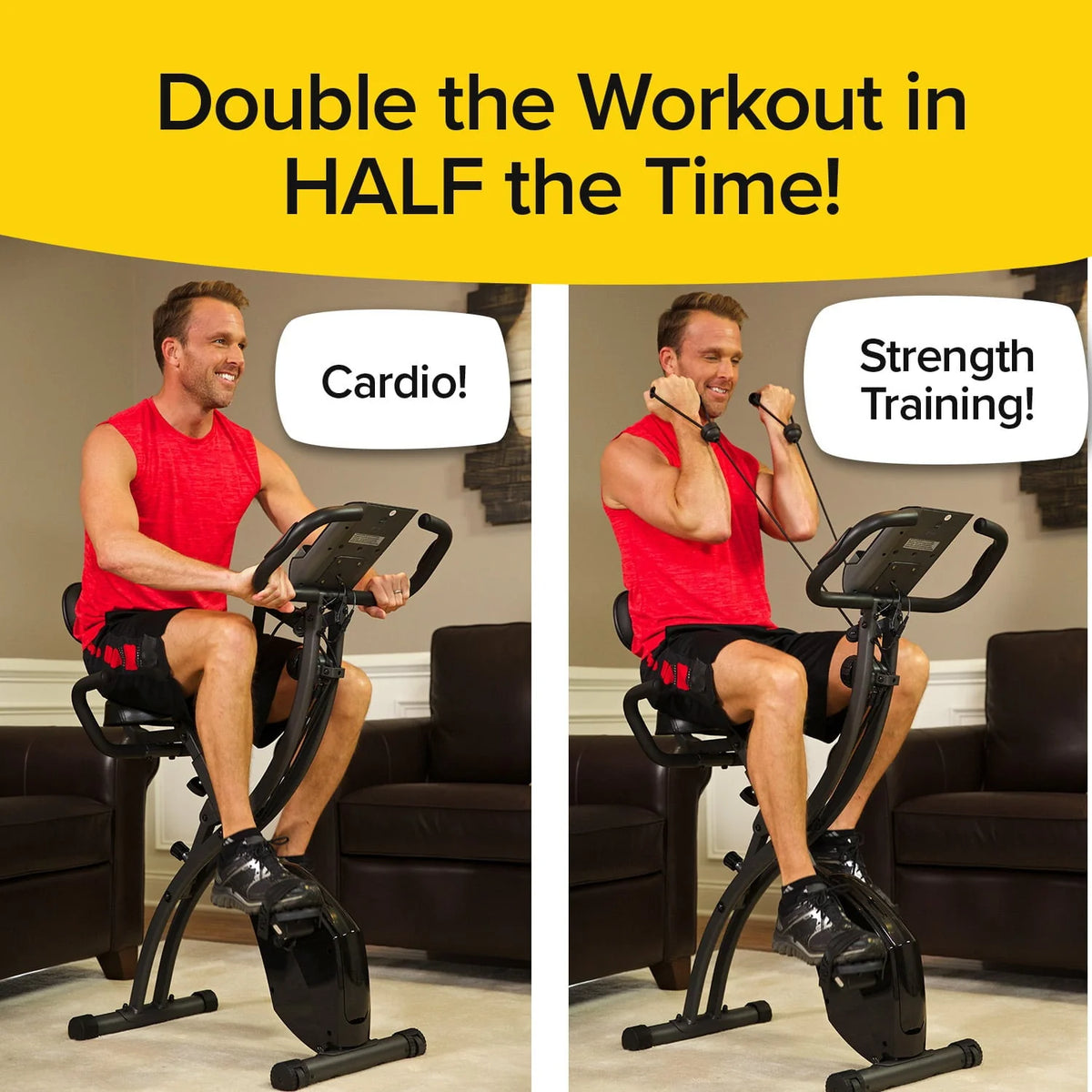 Folding Indoor Exercise Bike C3249