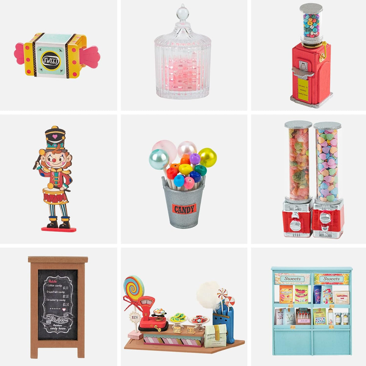 1/24 Scale Dollhouse Kit with LED K635
