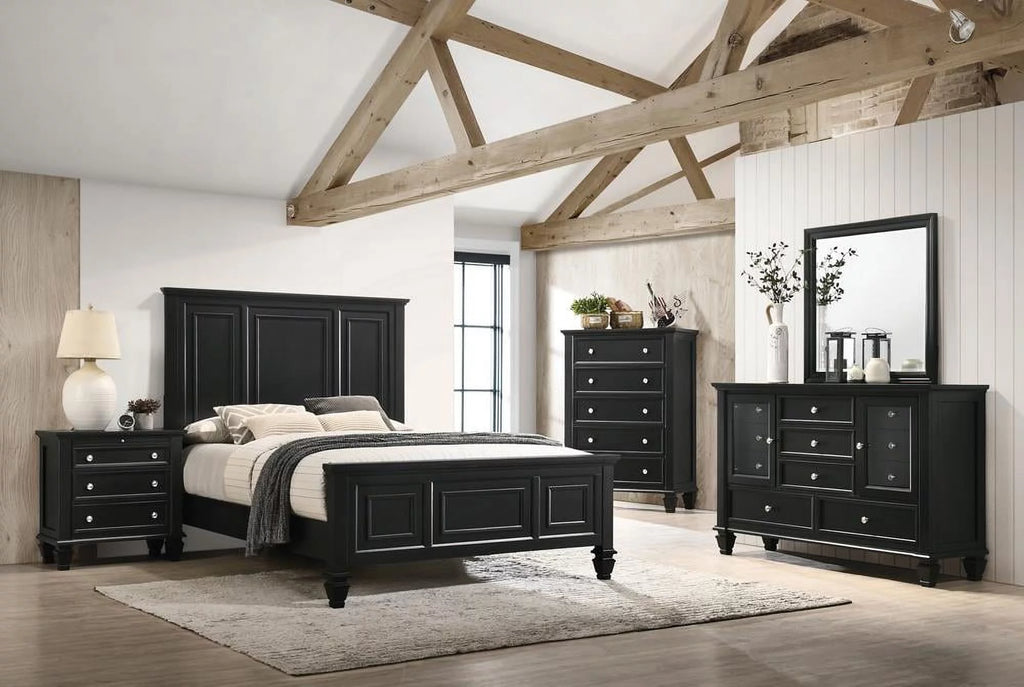 Bedroom Set with High Headboard M15139