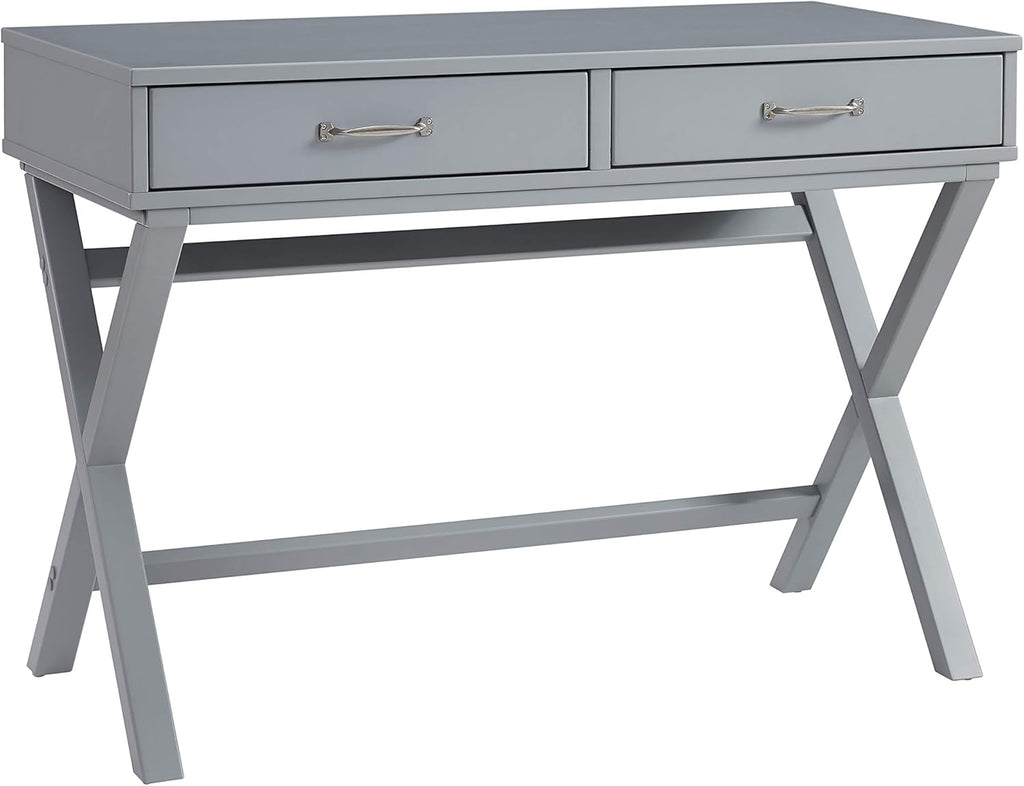 Grey Campaign Style Desk R9974