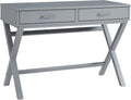 Grey Campaign Style Desk R9974