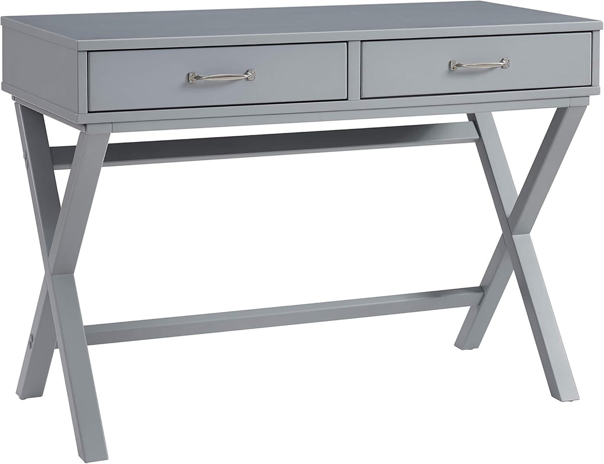 Grey Campaign Style Desk R9974