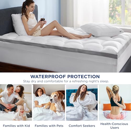 4 Inch Dual Layer Queen Mattress Topper P298