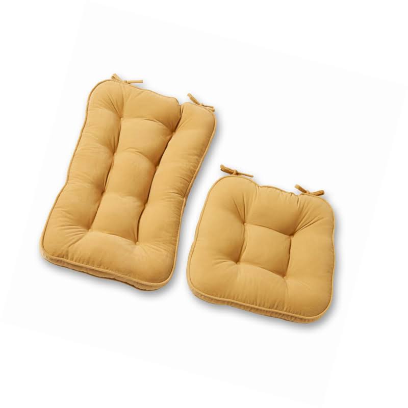 Cream Jumbo Rocking Chair Cushion Set S5539