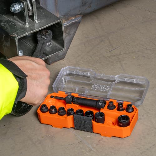 15-Piece Pass Through Socket Set with Case X25163
