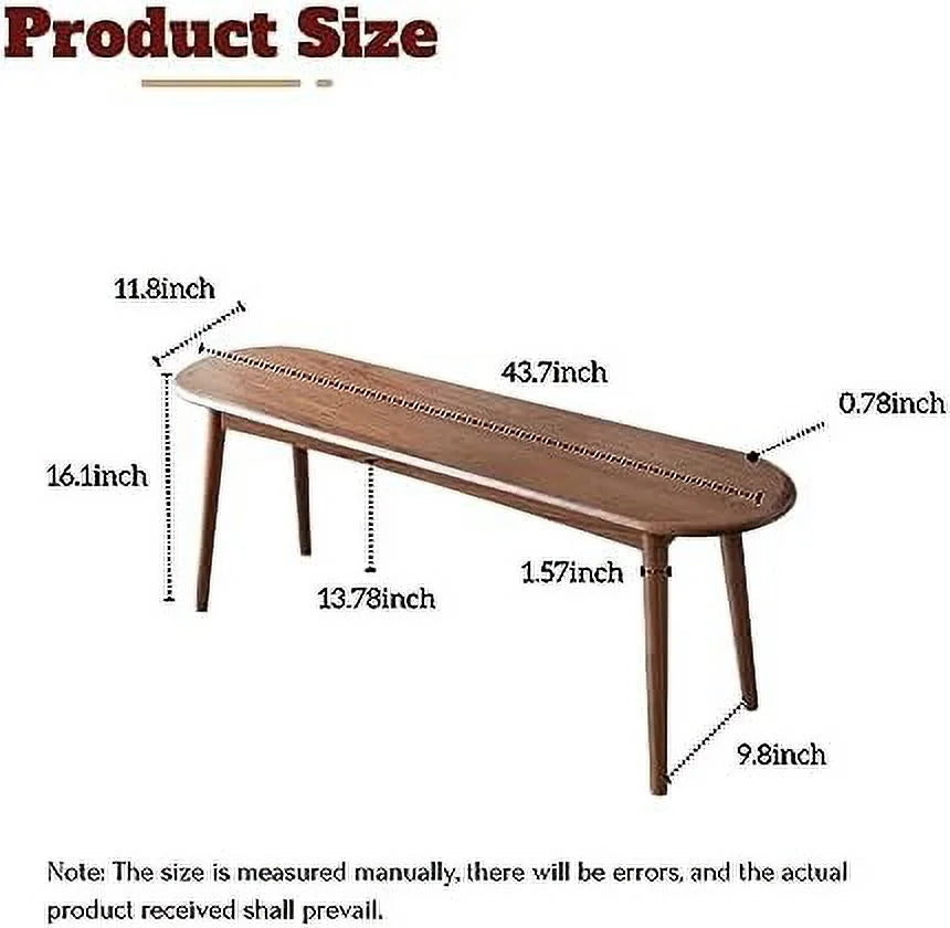 Solid Oak Wood Bench D762199