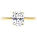 18K Yellow Gold Solitaire Engagement Ring K171