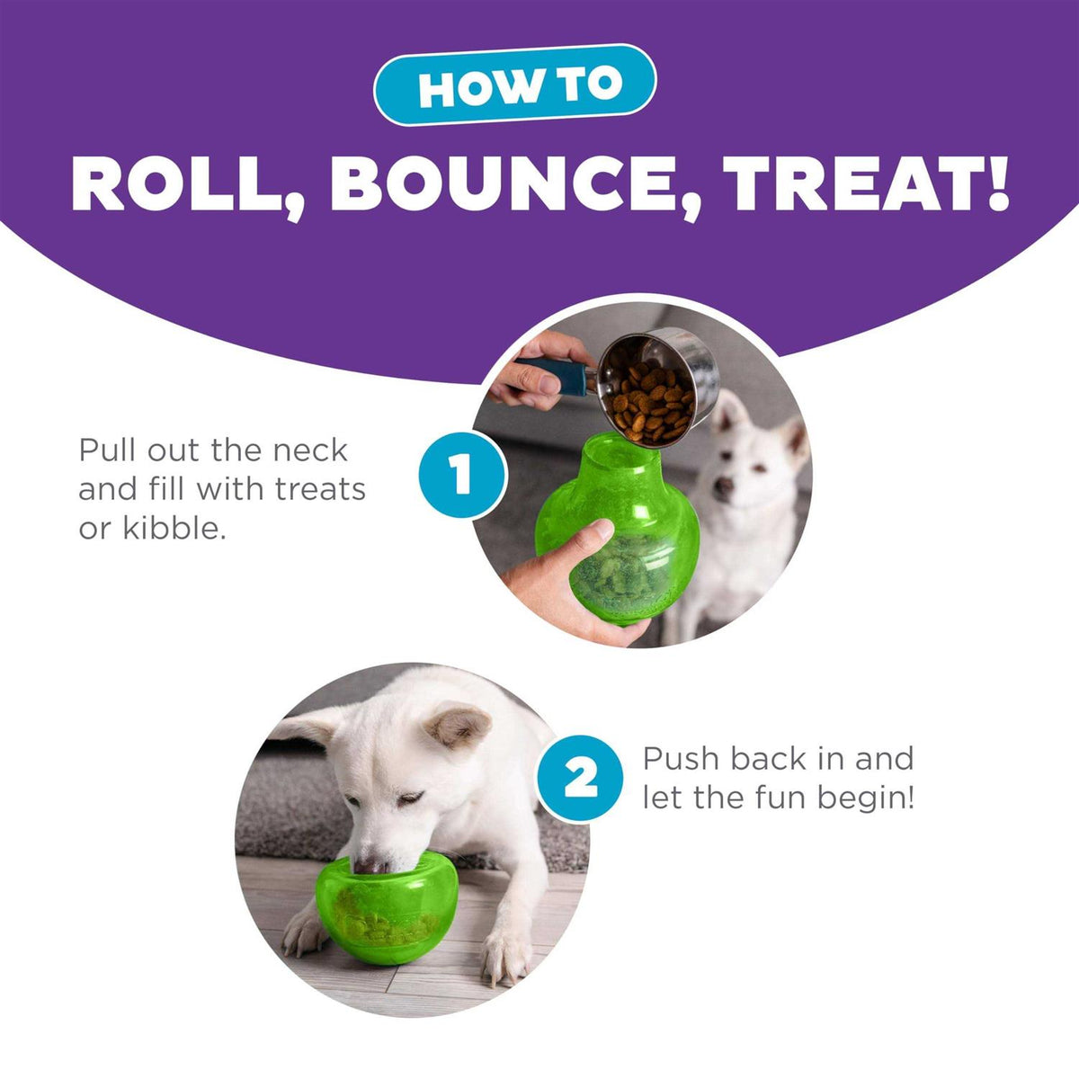 Interactive Treat Dispensing Dog Toy M29473