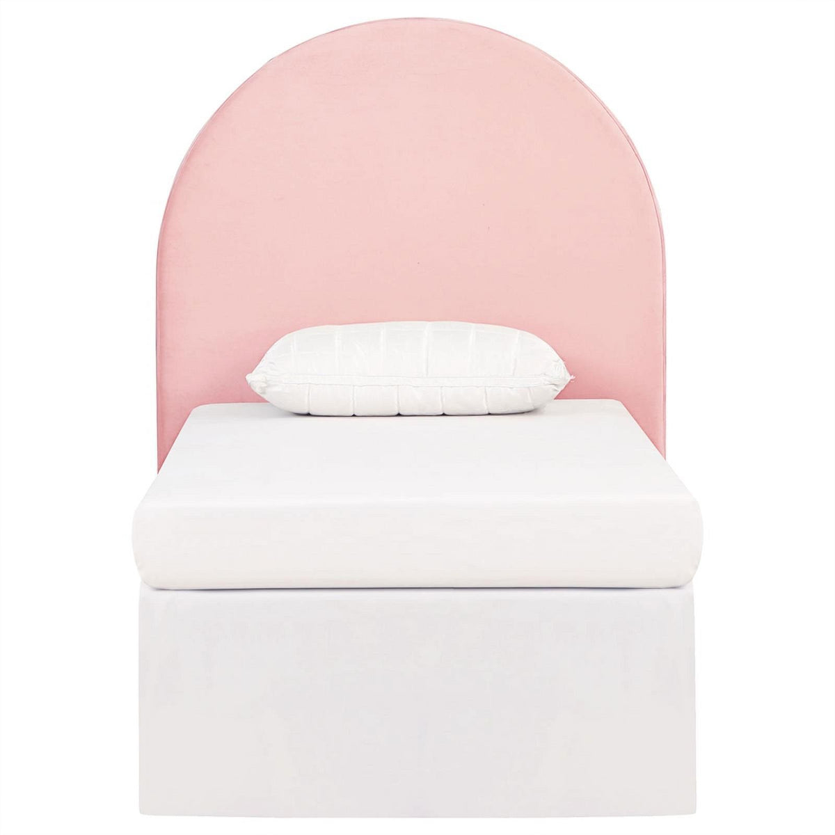 Blush Velvet Twin Headboard D828244
