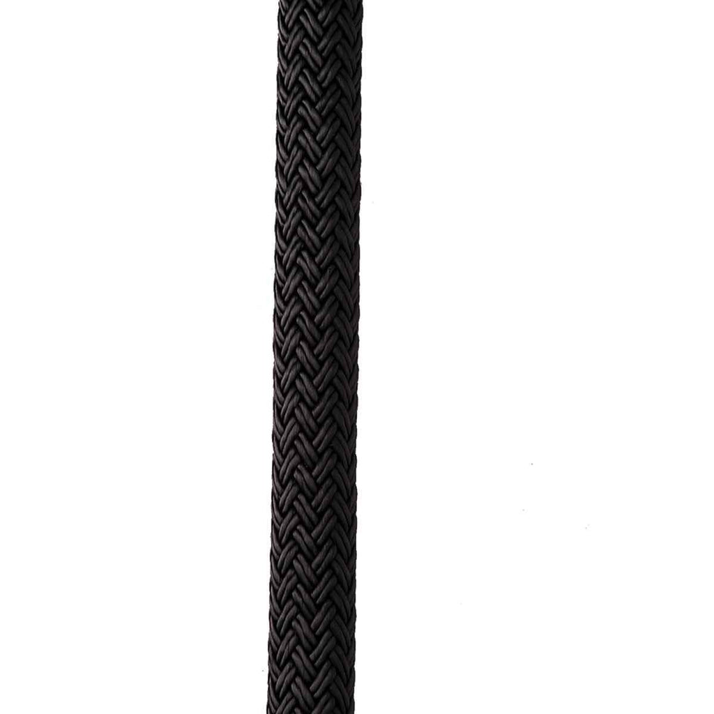 Black 5/8x22 Nylon Double Braid Dock Line F821033