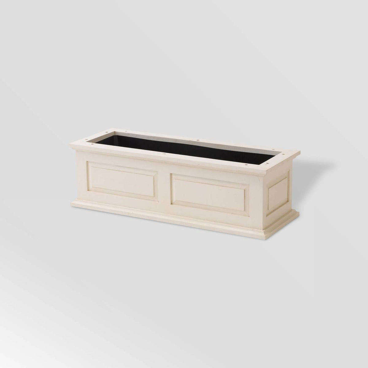White Wood Window Box K672