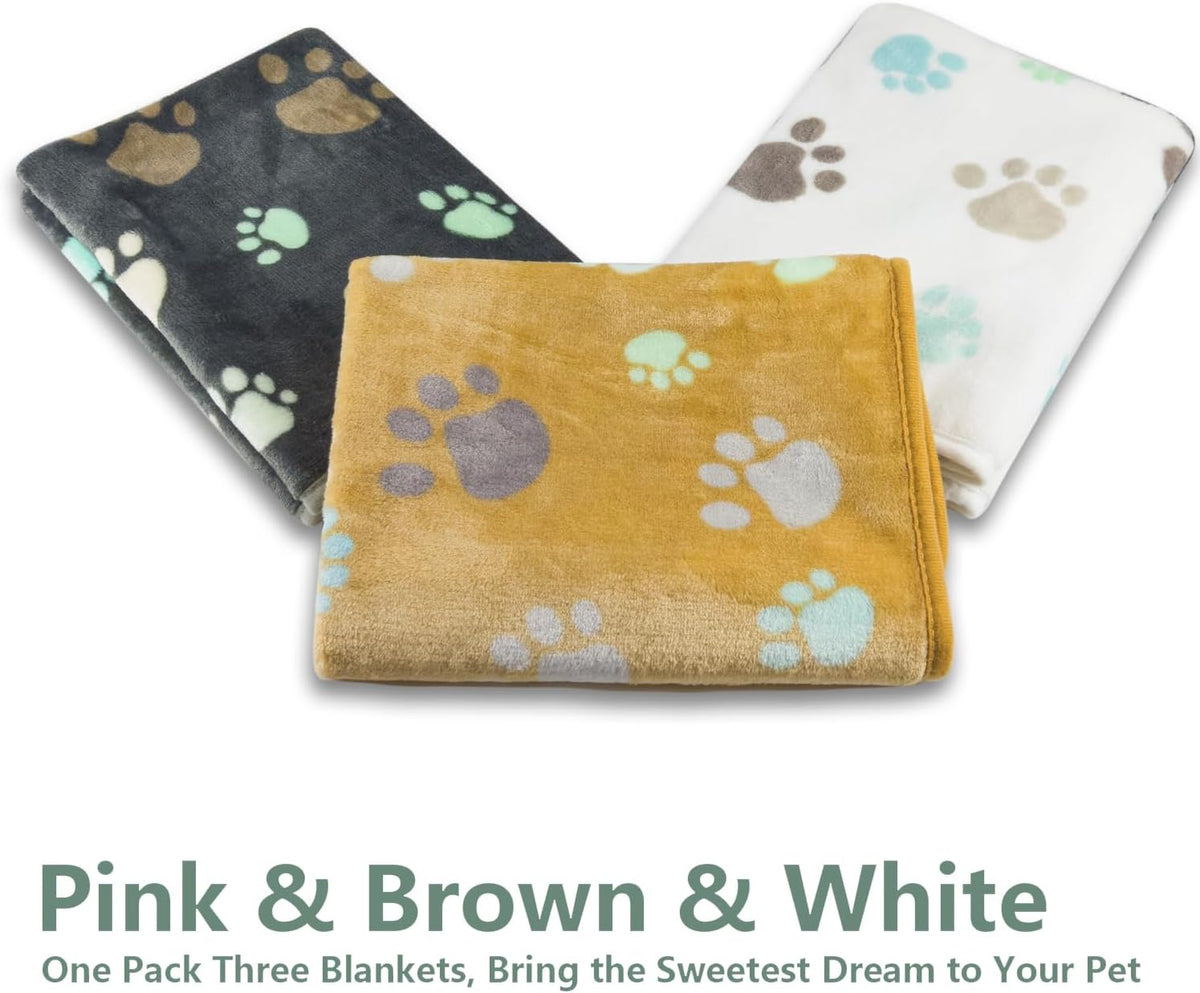 3Pack Super Soft Fluffy Pet Blankets F16607