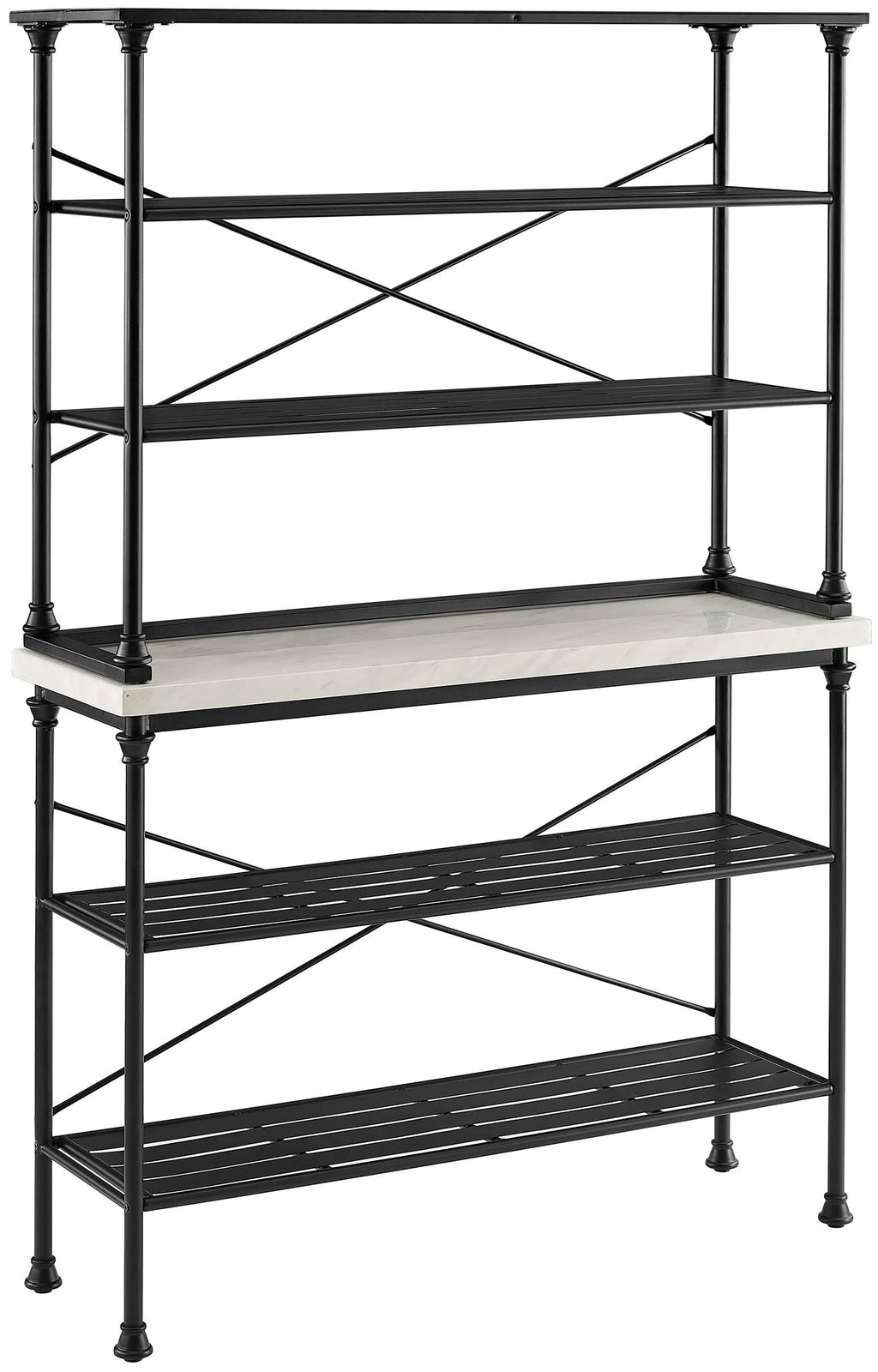 2 Piece Black Baker's Rack Set M24045