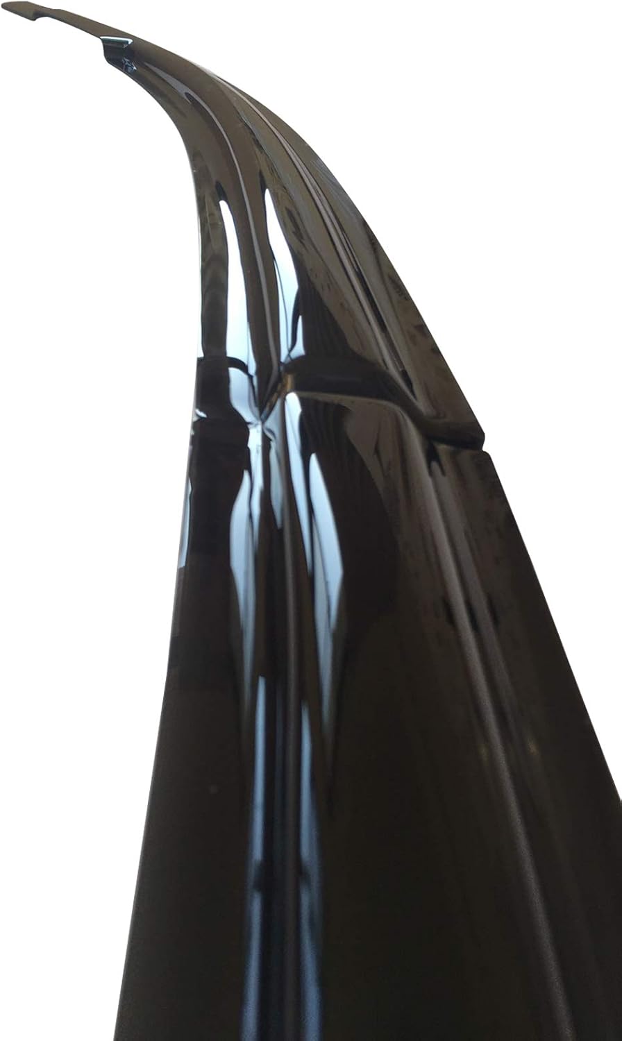 Black Tinted Side Window Vent Visor Deflectors Rain Guards Pack of 2 F247525