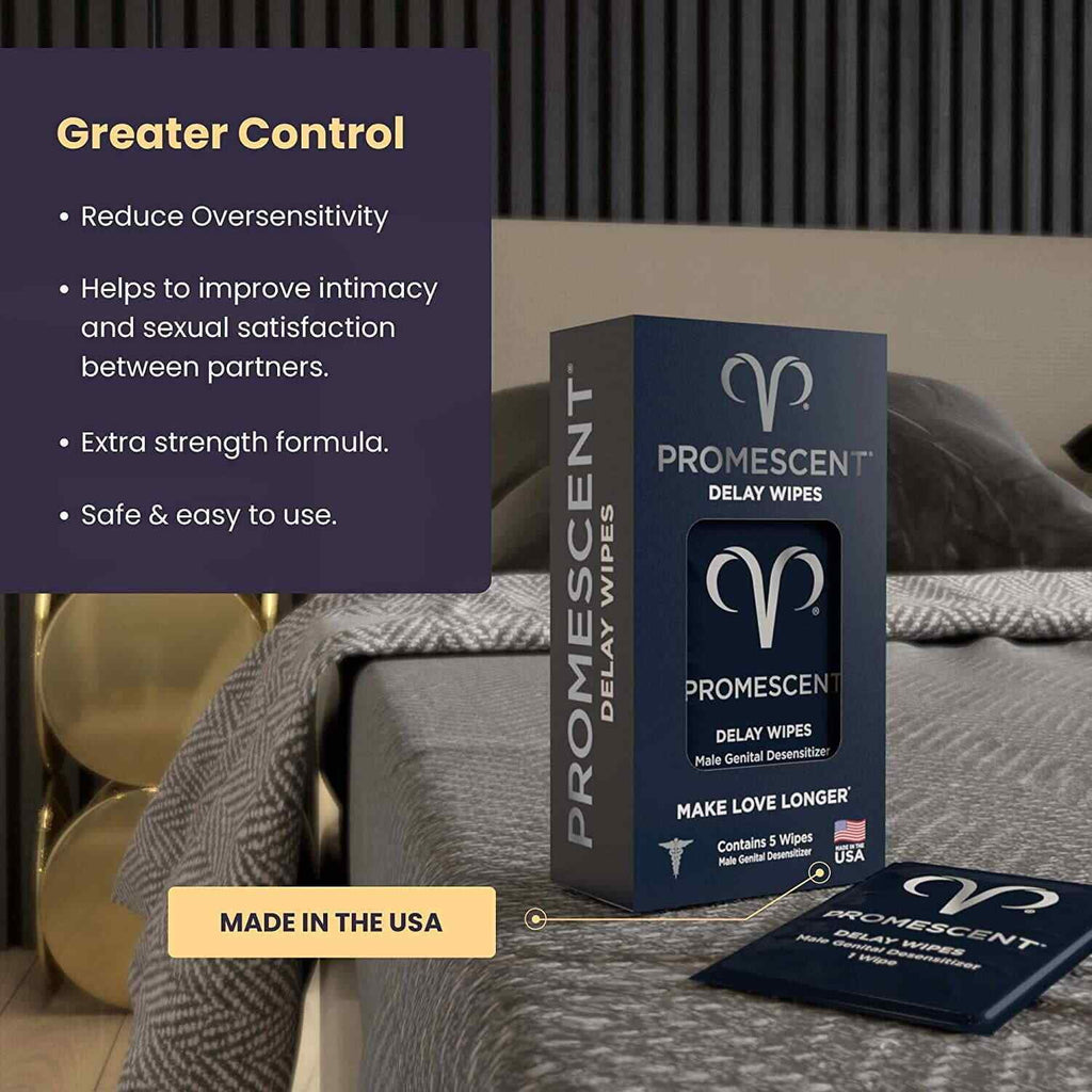 Delay Wipes 15ct S8182