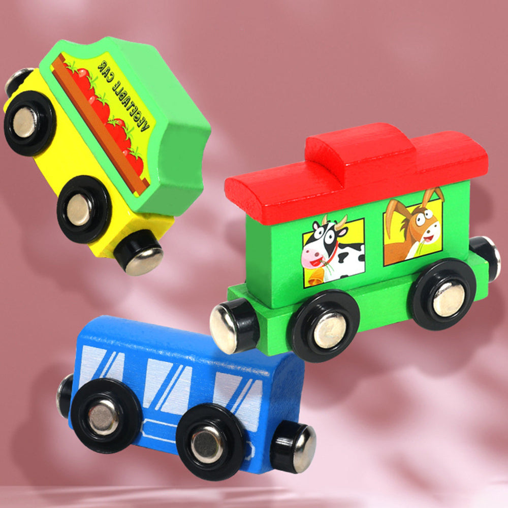 Wooden Train Toys Assembling Blocks Toy G87572